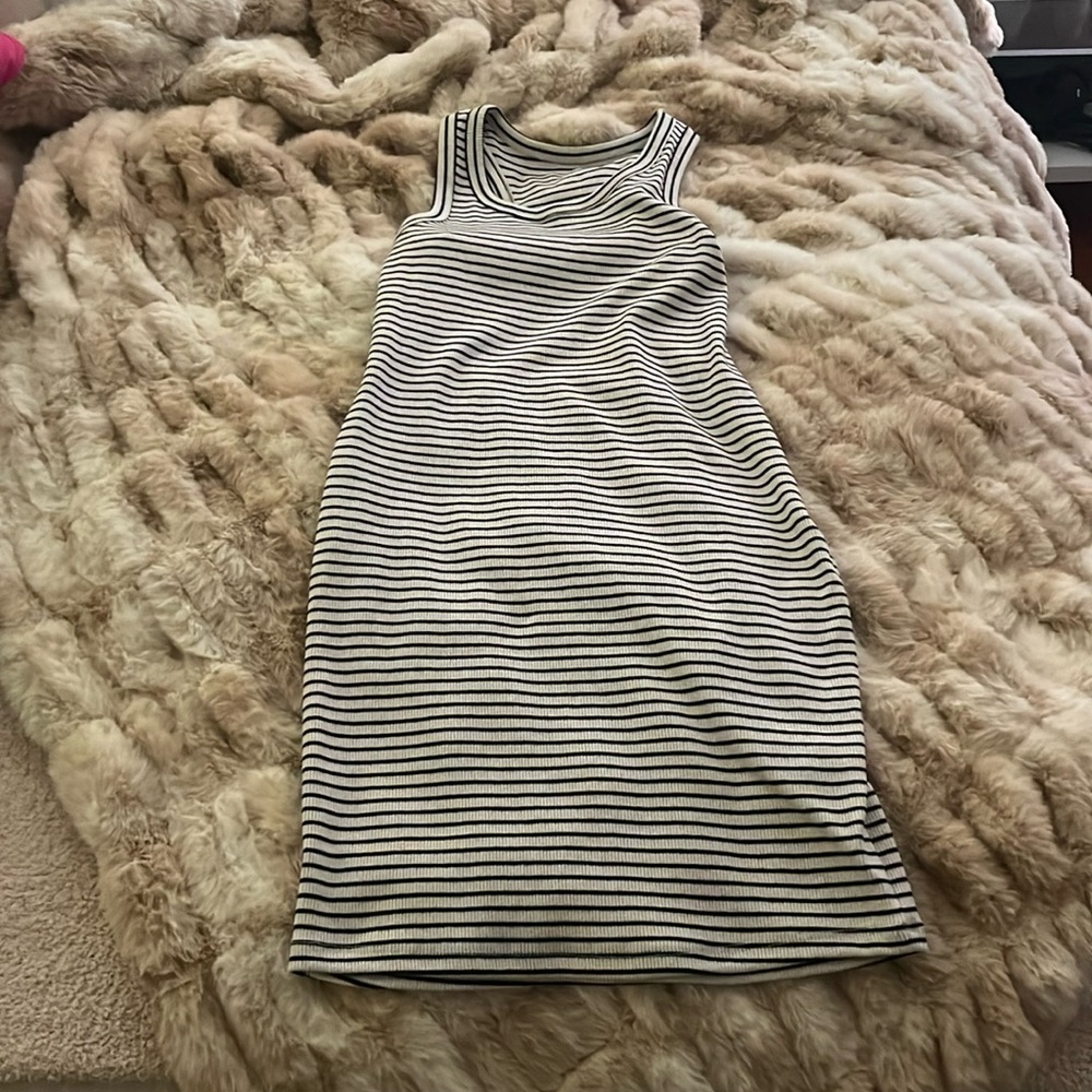 striped dress